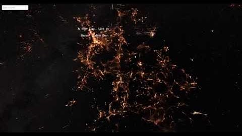 Wikipedia concept space 3d visualization