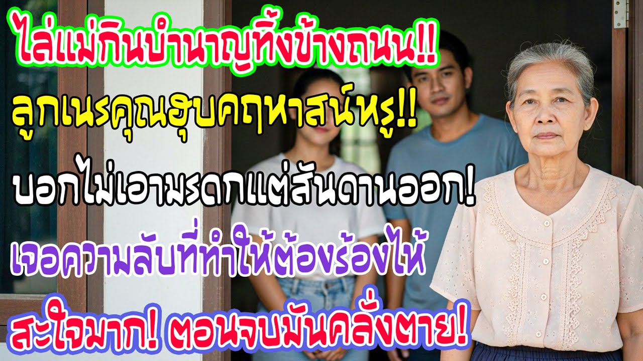ลูกชายสะใภ้ไล่แม่กินบำนาญพ้นบ้าน หวังฮุบคฤหาสน์หรู แต่ความจริงเปิดเผยทำเอาทั้งคู่เข่าทรุด