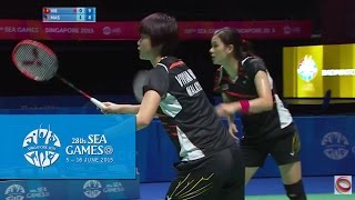 Badminton Women's Team Malaysia vs Vietnam Match 5 (Day 5) | 28th SEA Games Singapore 2015