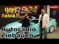 Krasser Opel Astra H 2-DIN Luxus-Autoradio eingebaut | Kenwood DNX9180DABS