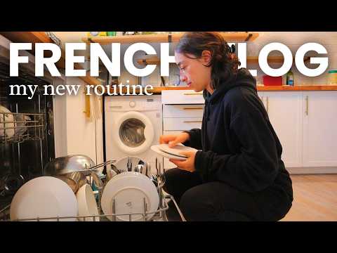My new daily routine in FRENCH (with subtitles) ☕