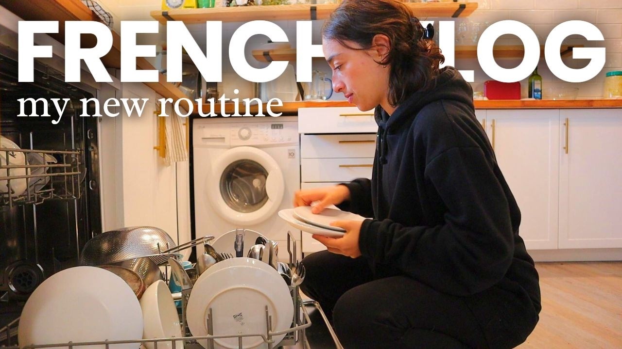 My new daily routine in FRENCH (with subtitles) ☕