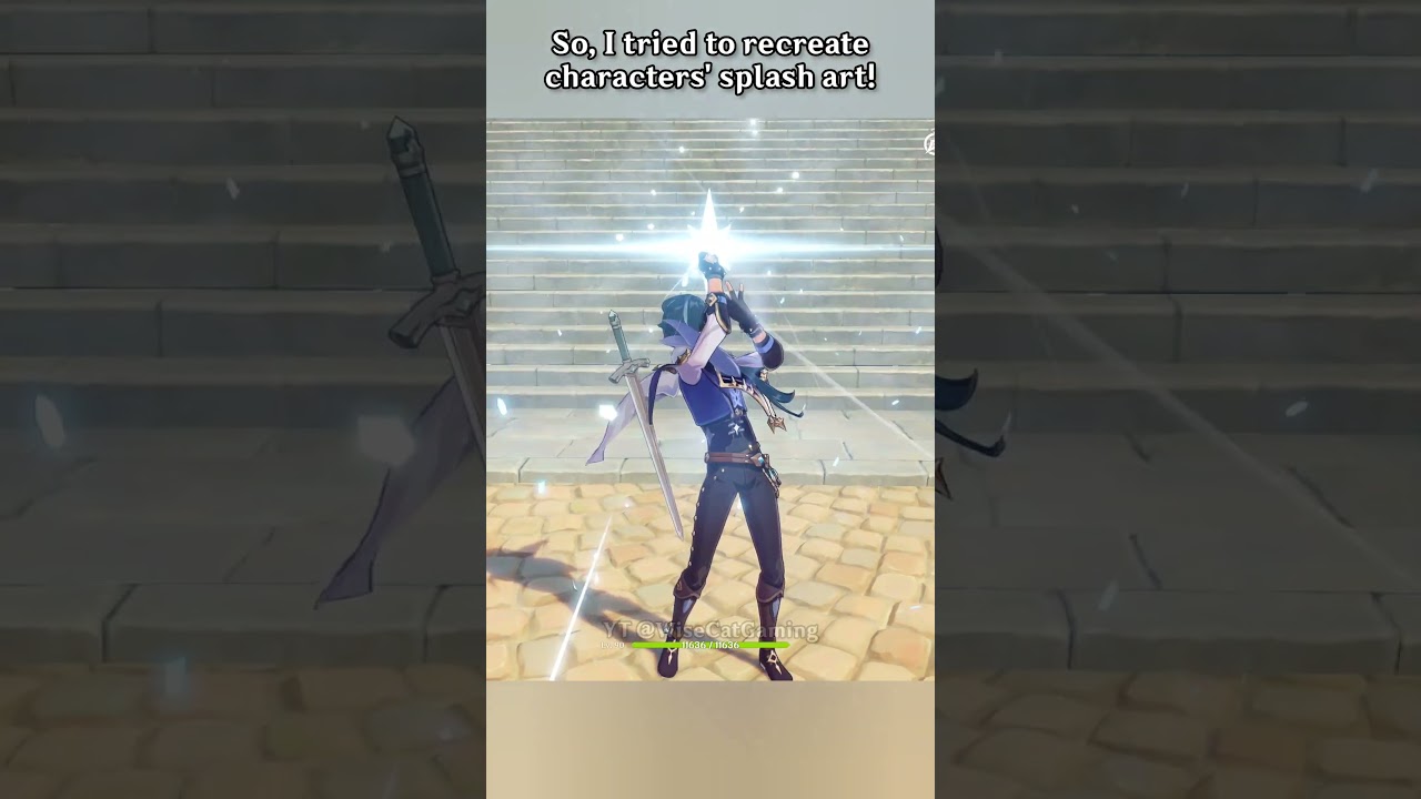 Genshin Spalsh Art Recreation❗ 