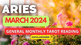 WOW! DOBLENG GOOD NEWS! ♈️ ARIES MARCH 2024 GENERAL monthly #KAPALARAN888 tagalog TAROT READING