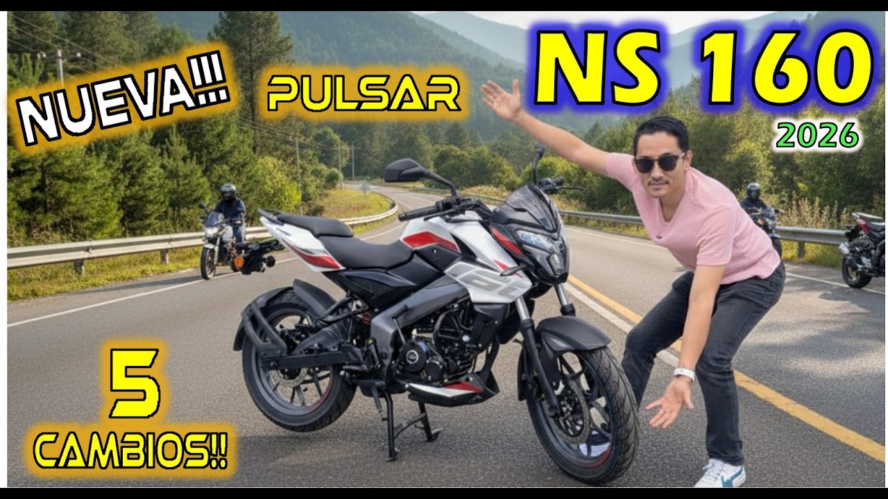 ▪️Nueva Pulsar NS 160 2026 // 5 Nuevos Cambios que vienen a reindicarla al mercado