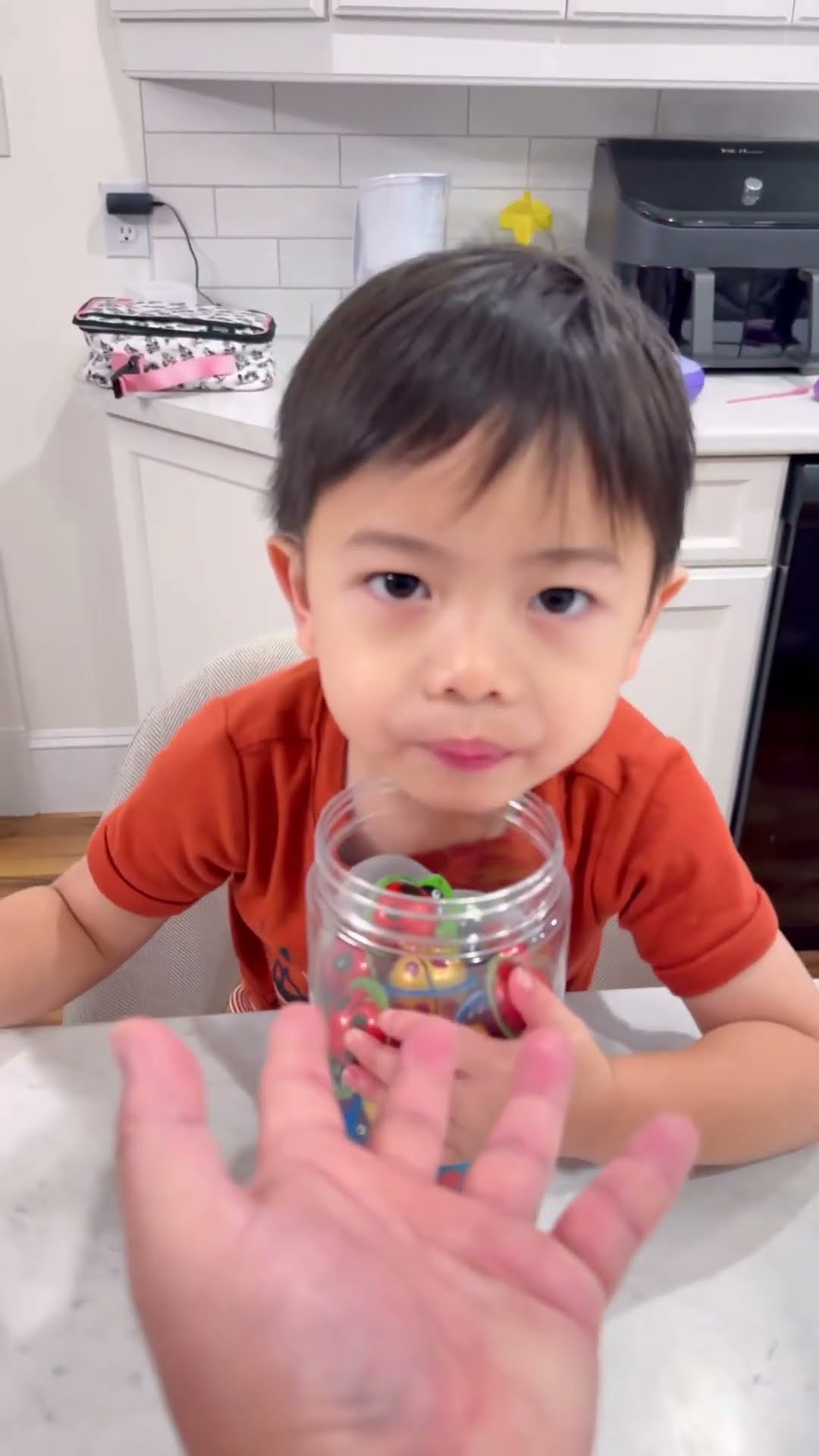 Cute baby fights for candy ??❤️???