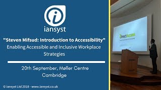 Steven Mifsud Introduction To Accessibility