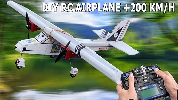 How To Make RC Model Airplane - DIY Twin Brushless Motor Rc Model Airplane