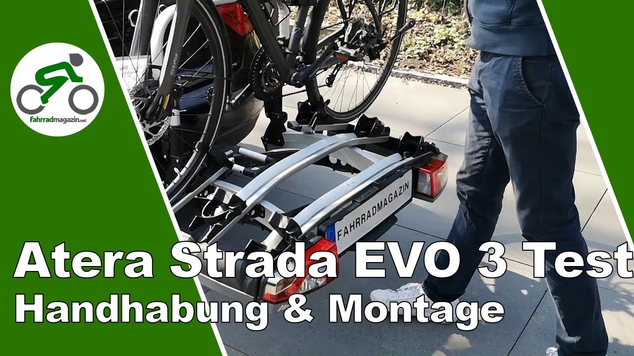 Fahrradträger Atera Strada DL3 mit Erweiterung für 4. Fahrrad in