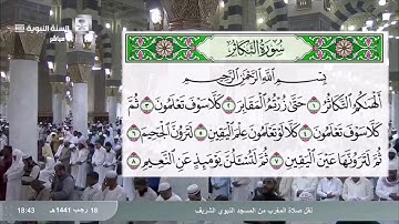تلاوة مؤثرة سورة التكاثر | أحمد بن طالب بن حميد