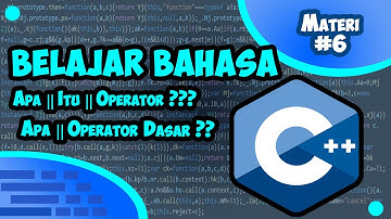 Operator di C++ [DASAR] || Belajar C++ 06
