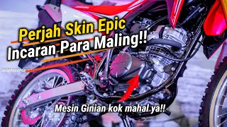 Perjah skin Epic !! Incaran Utama Para maling !! Honda CRF150L