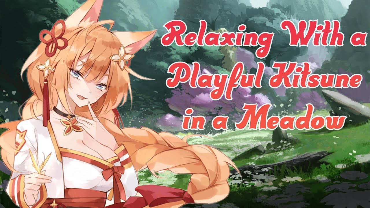 [F4A] Relaxing With a Playful Kitsune in a Meadow┃ASMR Roleplay