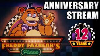 2 New Games AND FNAF IRL??? - FNAF 12th Anniversary Stream
