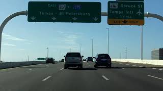 Veterans Expressway FL 589 Exits 13 to 1 southbound