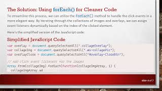 Simplifying Button Index Detection In Javascript With Foreach