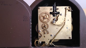 SMITHS WESTMINSTER CHIME MANTLE CLOCK WITH FLOATING BALANCE