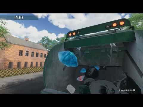 1 hour collecting garbage without stopping in the garbage truck simulator, did the truck fill up ?