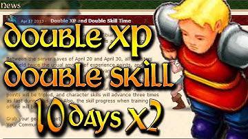 Tibia: ¡DOBLE EXPERIENCIA Y SKILLS! - Del 20/04/13 al 30/04/13
