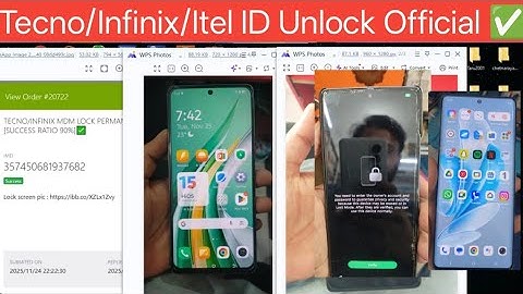 Tecno/Infinix/Itel ID Unlock (Official)✅️ TECNO INFINIX ITEL MDM LOCK 🔒 REMOVAL ONLINE SERVER 2025 🔥