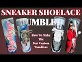 How To Make The Sneaker ShoeLace Custom Tumblers? Add laces, Photos, Bling  & More!  Full Tutorial