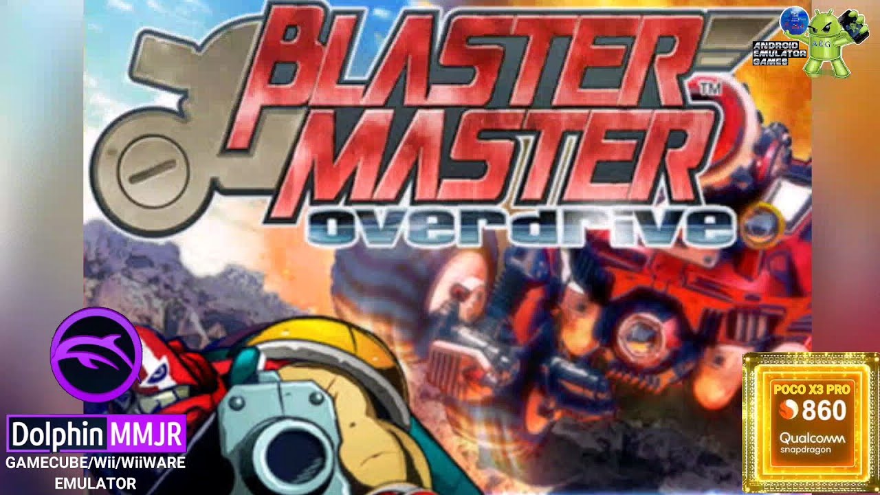 Blaster Master Overdrive Gameplay Dolphin MMJR (Gamecube/Wii/Wiiware