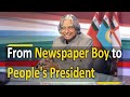 Dr apj abdul kalam newspaper boy who became peoples president  motivational biography documentary