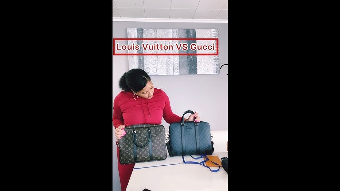 Louis Vuitton Porte-Documents Voyage PM & Brazza Wallet Set – Now You Glow