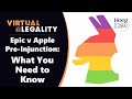 Epic v Apple: What You Need to Know Pre-Injunction (in 20 Minutes!) (VL325)