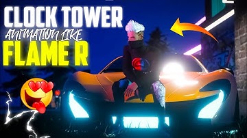 Preset ✨ Clock Tower Animation Like Flame R 🔥😈 || Clock Tower Model Like Flame r || In Prisma3d😈💯