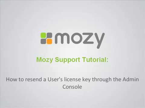 How to resend a user's license key