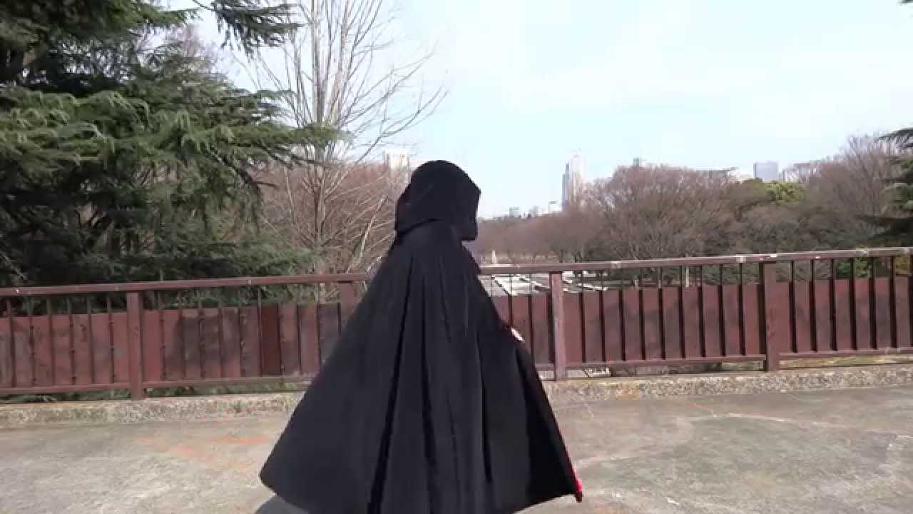 黒ベルベット赤サテンマント２ Youtube