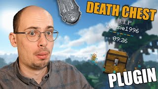 SPAWN KIST BIJ JE DOOD!! || Death Chest Plugin [Nederlands/Dutch]
