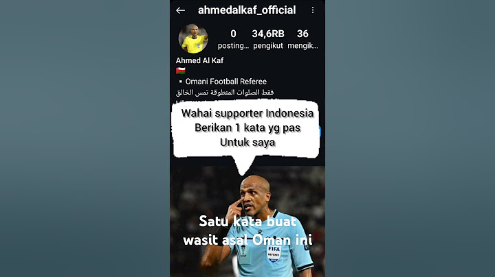 . Satu kata yang pas buat wasit Oman ( Ahmed Al Kaf) ini. #wasitoman #ahmedalkaf #indonesiavsbahrain