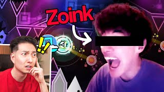 New Player Reacts to Geometry Dash's NUMBER 1 Player! - Zoink GD