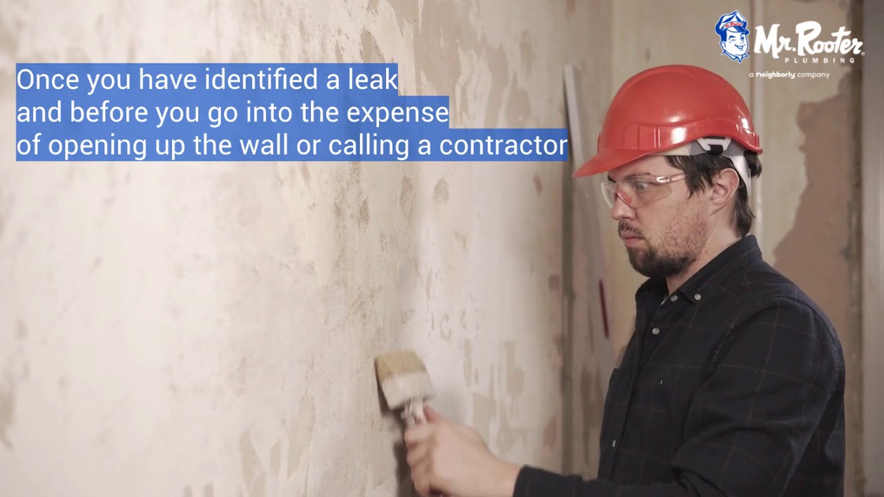 How to Find a Water Leak Inside a Wall Charlotte Plumbers YouTube