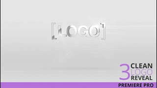 3 Clean Minimal Logo Premiere Pro Templates