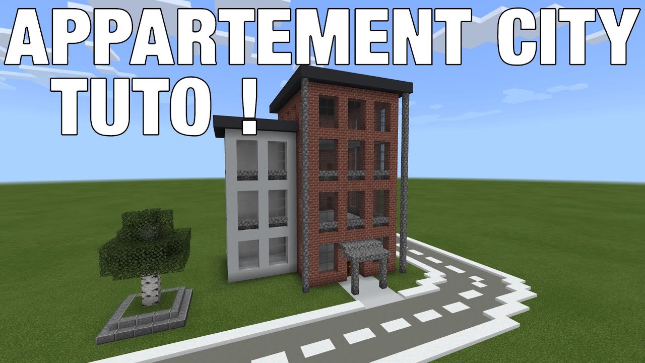 MINECRAFT - Comment faire un appartement de ville ? (ps4) - YouTube