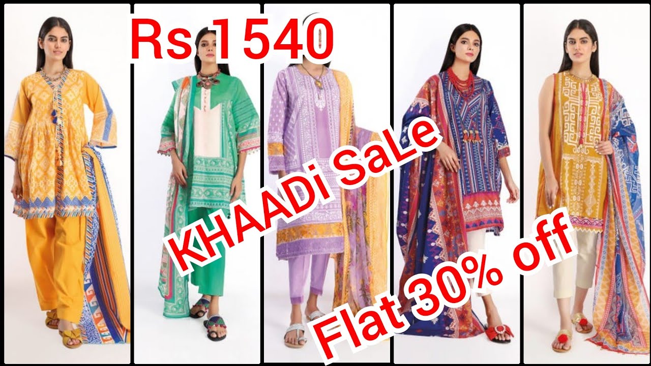 khaadi eid sale 2020 with price unstitched
