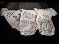 DIY 15 minute Baby Onesies using IOD Farm Animals Decor Stamp and IOD Typesetting Decor Stamps!