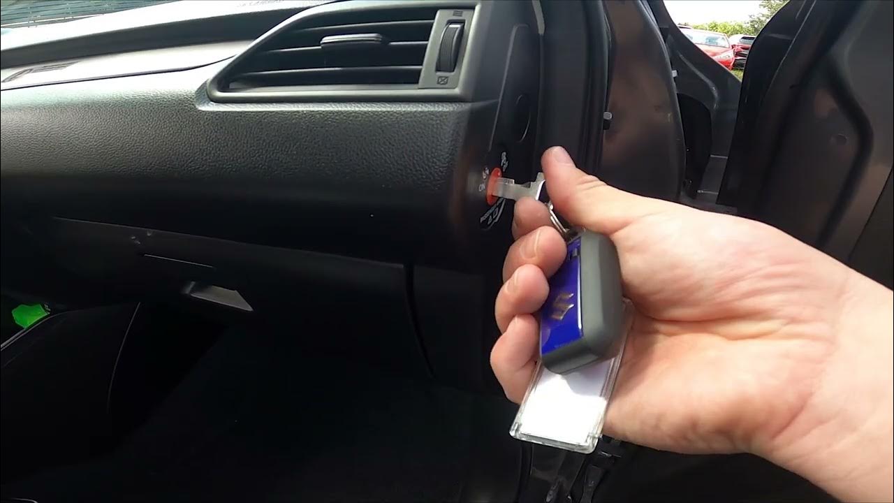 How to Enable or Disable Passenger Airbags in Suzuki Swift VI (2017