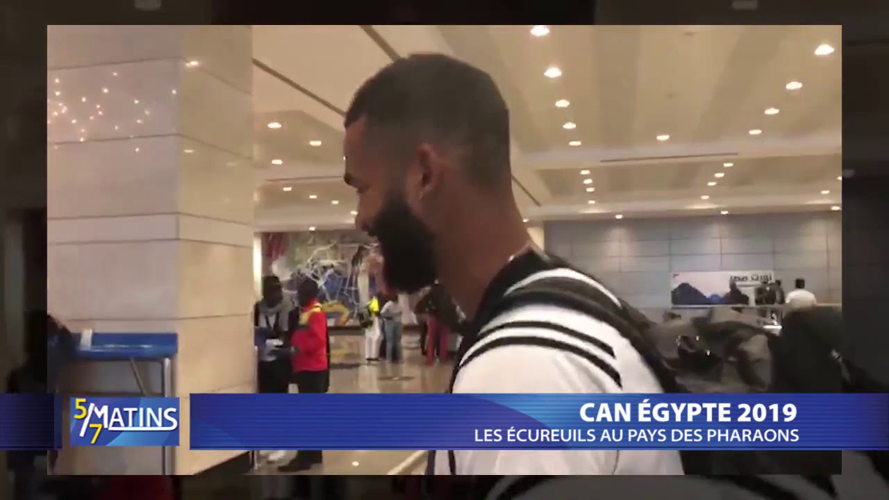 Les écureuils du Bénin arrivent en Égypte pour la can 2019