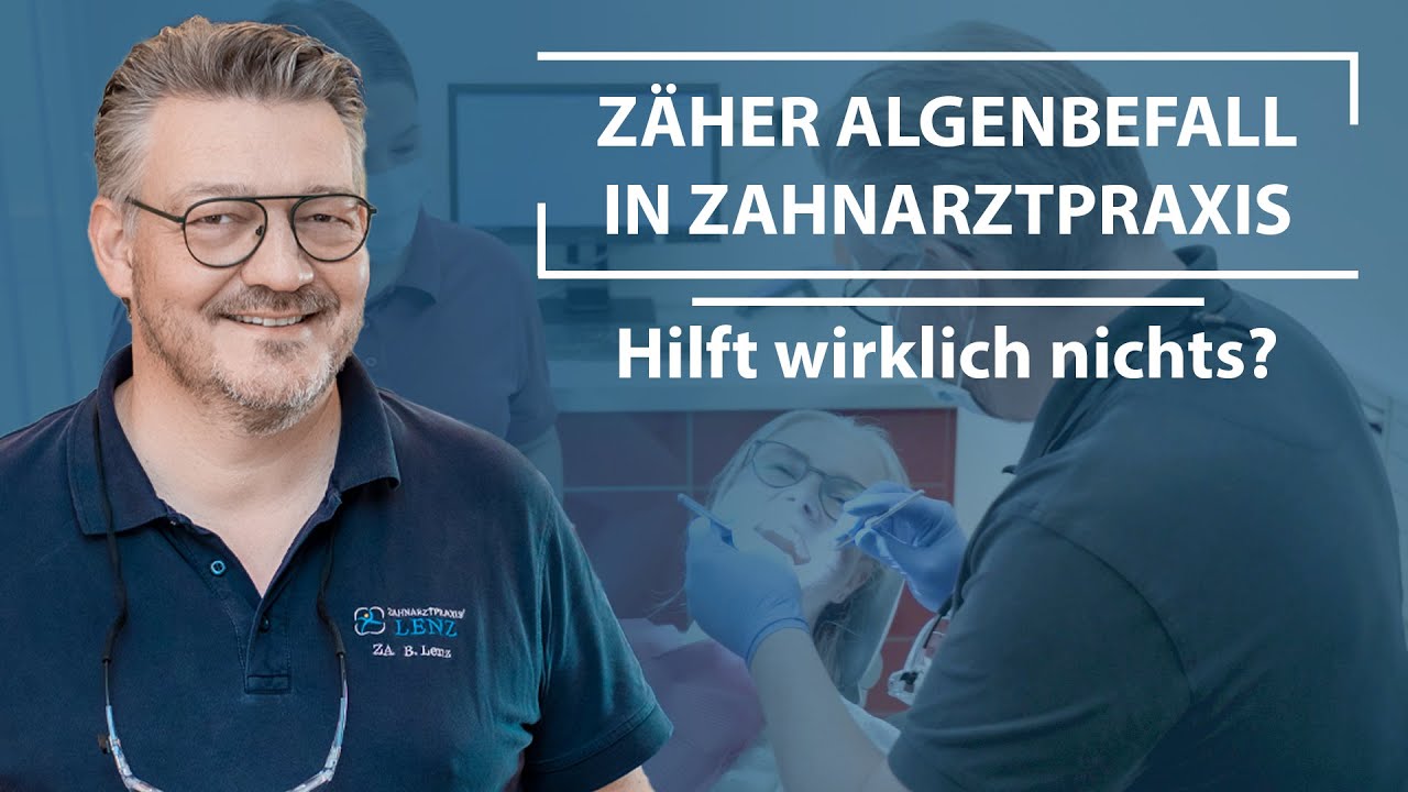 Unangenehmer Algenbefall. Zahnarztpraxis kämpft mit allen Mitteln.