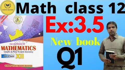 Class 12 Math | Sindh Board | Ex 3.5 Q1 | Differentiate w.r.t x | Complete Solution in Urdu