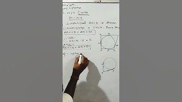CBSE class 10th maths chapter 10 circles and exercise 10.2 Qn. 8 #sanketsir #maths#viral