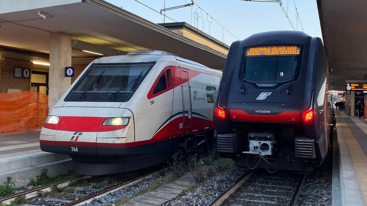 TRENI ALLA STAZIONE DI RAVENNA: Frecciabianca, tradotte e STORICI!