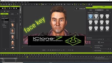 iclone 7 edit face key