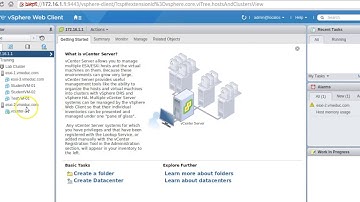 VMware vSphere6 -  Lab02 - Configuring VMware vCenter Server Appliance