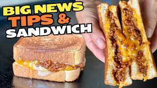 Two Easy Sandwiches in ONE - SLOPPY JOE Grilled Cheese For THE WIN!