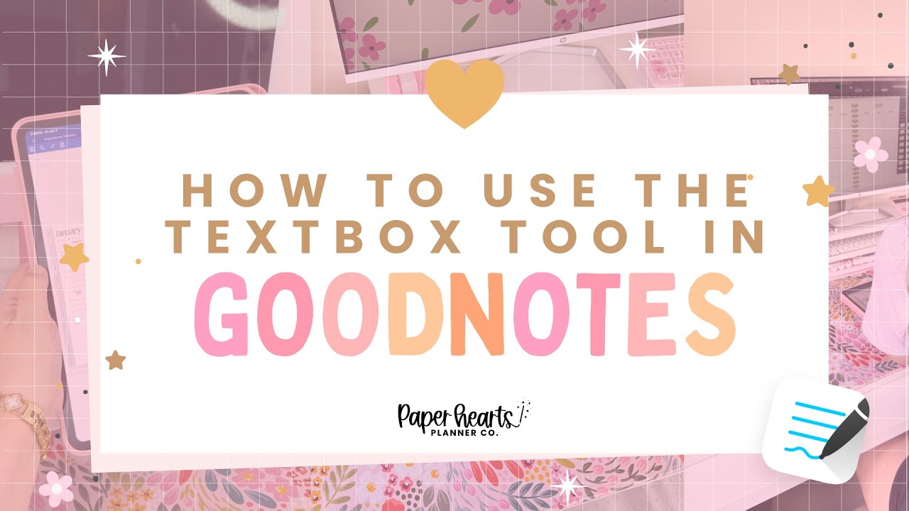 Как использовать инструмент «Текстовое поле» в Goodnotes